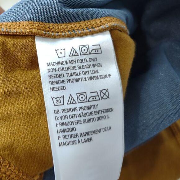 Women With Control Brown Leggings Activewear Full Length Straight Pockets XS‎ - Picture 5 of 8